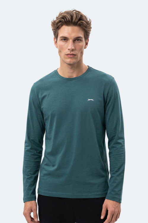Slazenger OZZIE I Erkek Koyu Yeşil Tişört