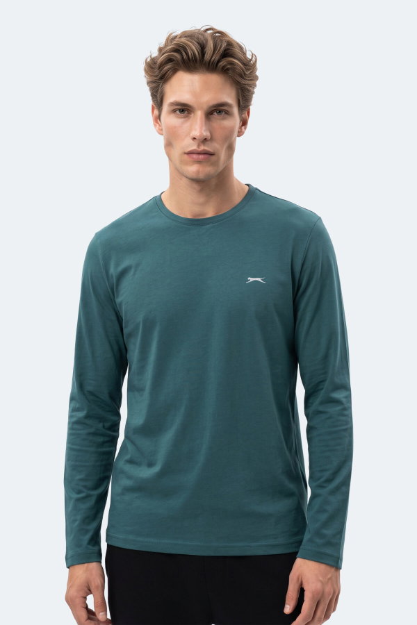 Slazenger OZZIE I Erkek Koyu Yeşil Tişört