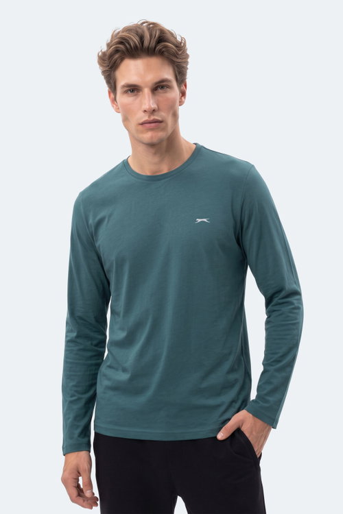Slazenger OZZIE I Erkek Koyu Yeşil Tişört