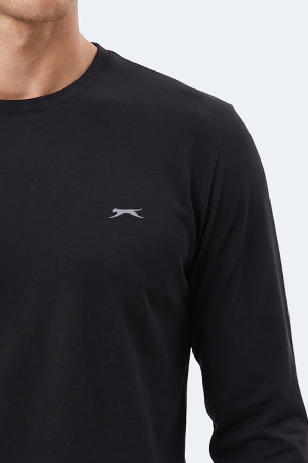 Slazenger OZZIE I Erkek Siyah Tişört
