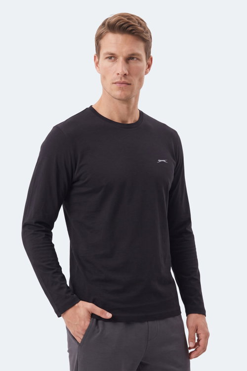 Slazenger OZZIE I Erkek Siyah Tişört