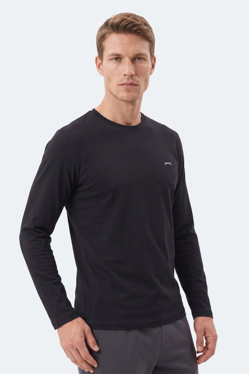 Slazenger OZZIE I Erkek Siyah Tişört