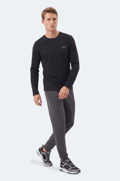 Slazenger OZZIE I Erkek Siyah Tişört