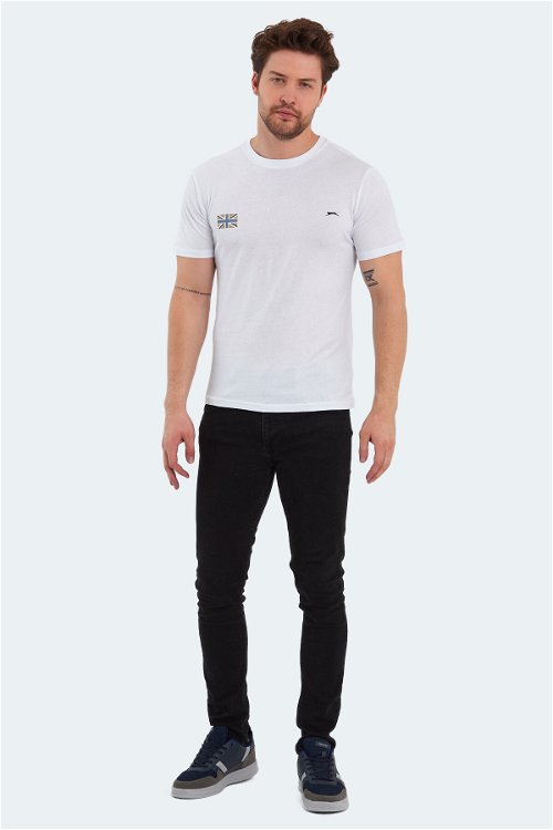 PACET Erkek Kısa Kollu T-Shirt Beyaz