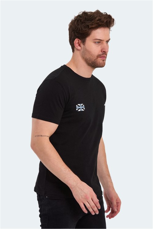 Slazenger PACET Erkek Kısa Kol T-Shirt Siyah
