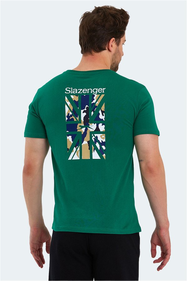 Slazenger PACET Erkek Kısa Kol T-Shirt Yeşil