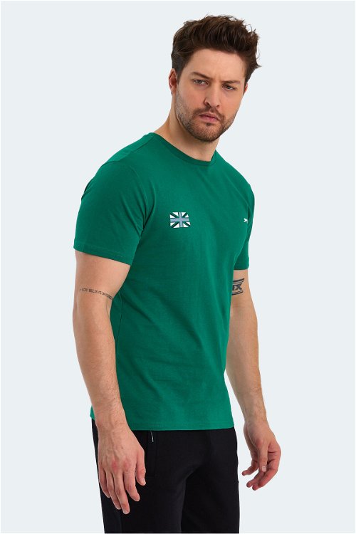 Slazenger PACET Erkek Kısa Kol T-Shirt Yeşil