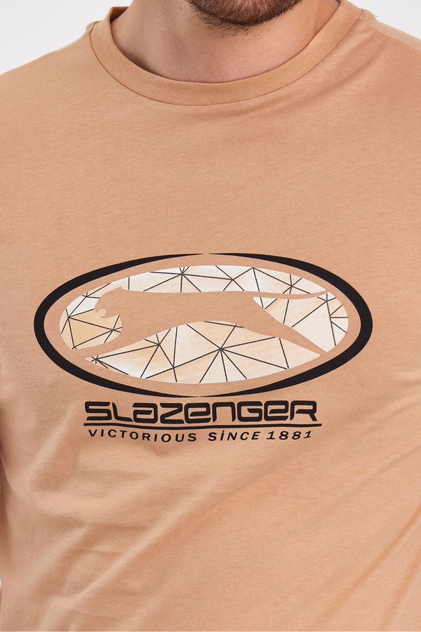 Slazenger PACKER Erkek Tişört Bej