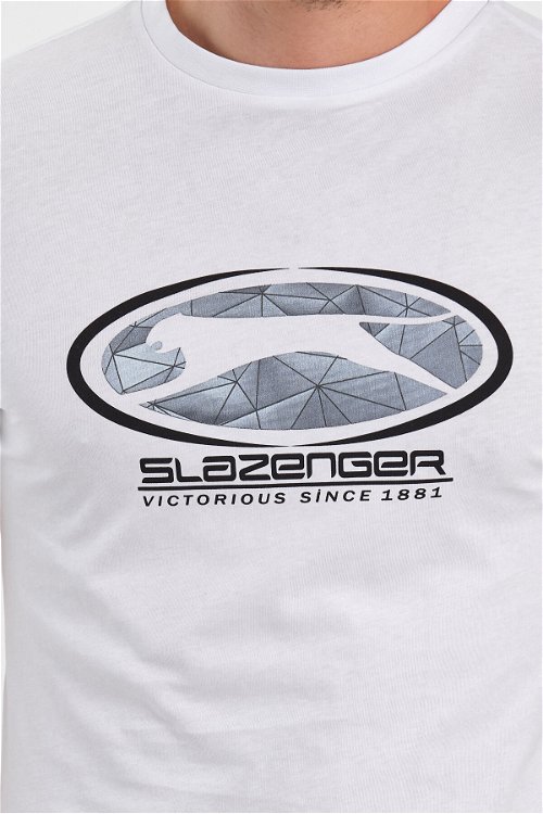 Slazenger PACKER Erkek T-Shirt Beyaz