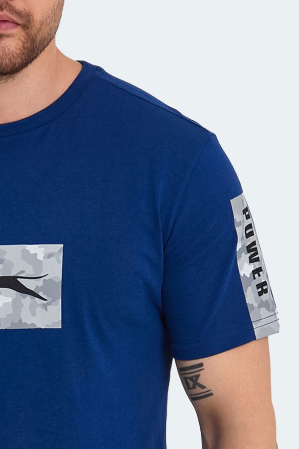 Slazenger PADERAU IN Erkek Tişört Indigo
