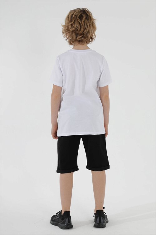 PALLE Erkek Çocuk Kısa Kollu T-Shirt Beyaz