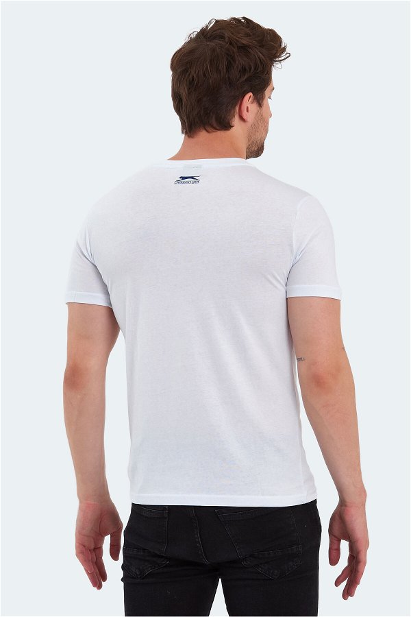 PALLU Erkek T-Shirt Beyaz