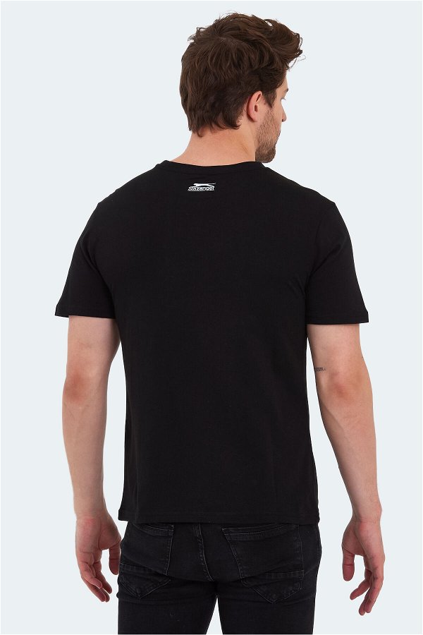 Slazenger PALLU Erkek T-Shirt Siyah