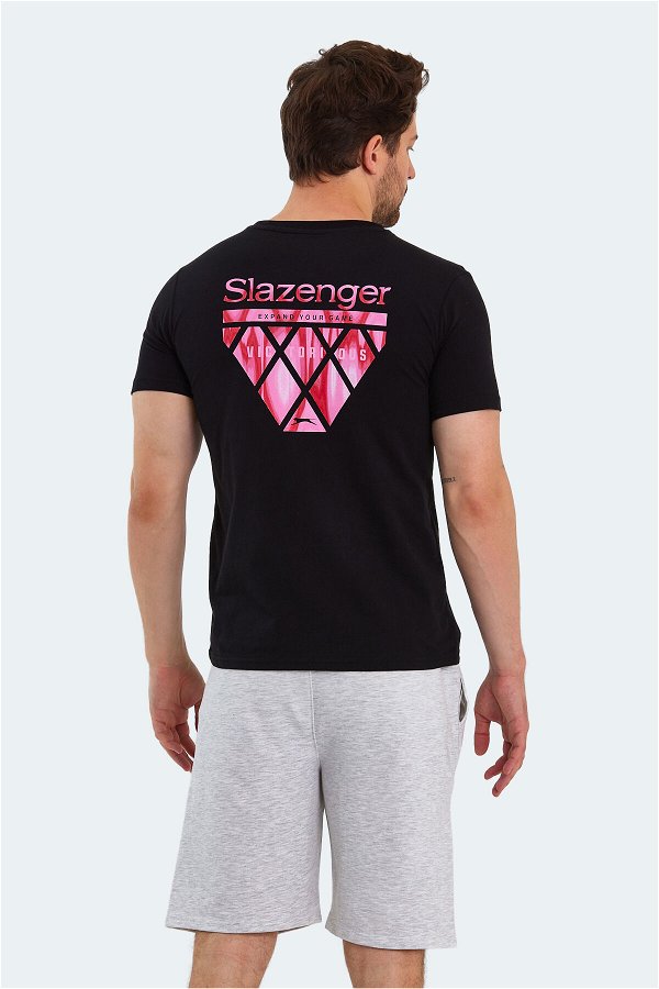Slazenger PANCO Erkek Kısa Kol T-Shirt Siyah