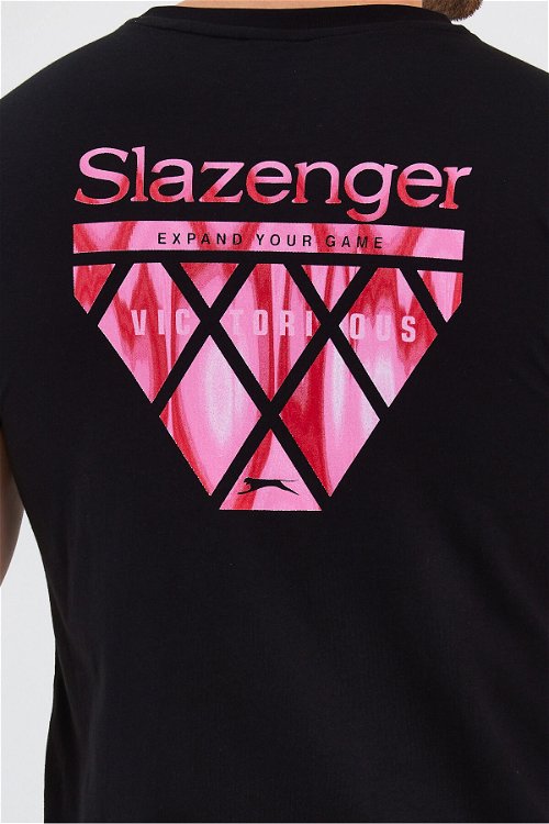 Slazenger PANCO Erkek Kısa Kol T-Shirt Siyah