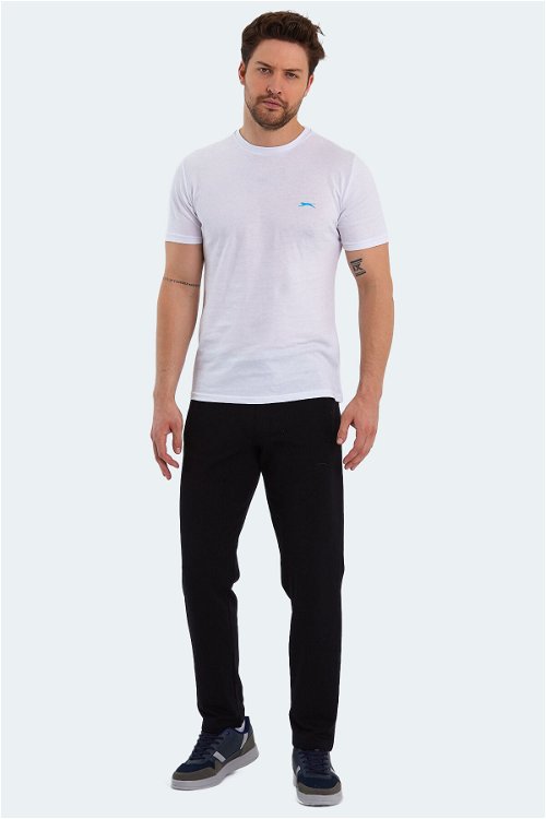 Slazenger PANCO Erkek Kısa Kol T-Shirt Beyaz