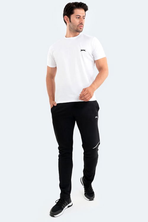 Slazenger PAPA I Erkek Cepli Siyah Eşofman Altı