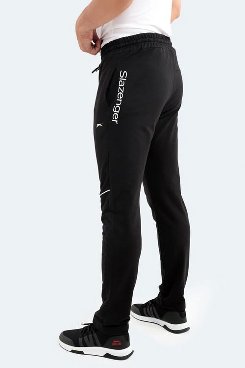 Slazenger PAPA I Erkek Cepli Siyah Eşofman Altı