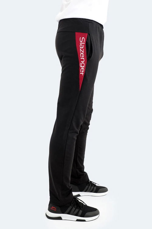 Slazenger PAPA I Erkek Cepli Siyah Eşofman Altı