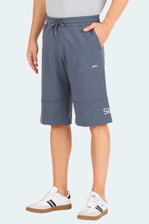 Slazenger PARISONER IN Erkek Cepli Kapri Koyu Gri Şort