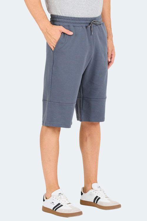 Slazenger PARISONER IN Erkek Cepli Kapri Koyu Gri Şort