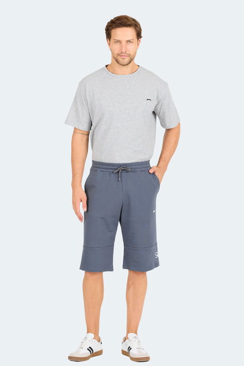 Slazenger PARISONER IN Erkek Cepli Kapri Koyu Gri Şort
