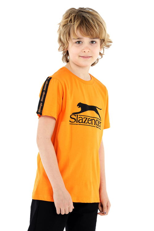 Slazenger PARSIFAL Erkek Çocuk T-Shirt Turuncu