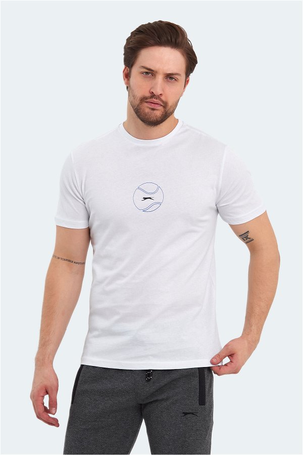 Slazenger PASSAGE Erkek T-Shirt Beyaz
