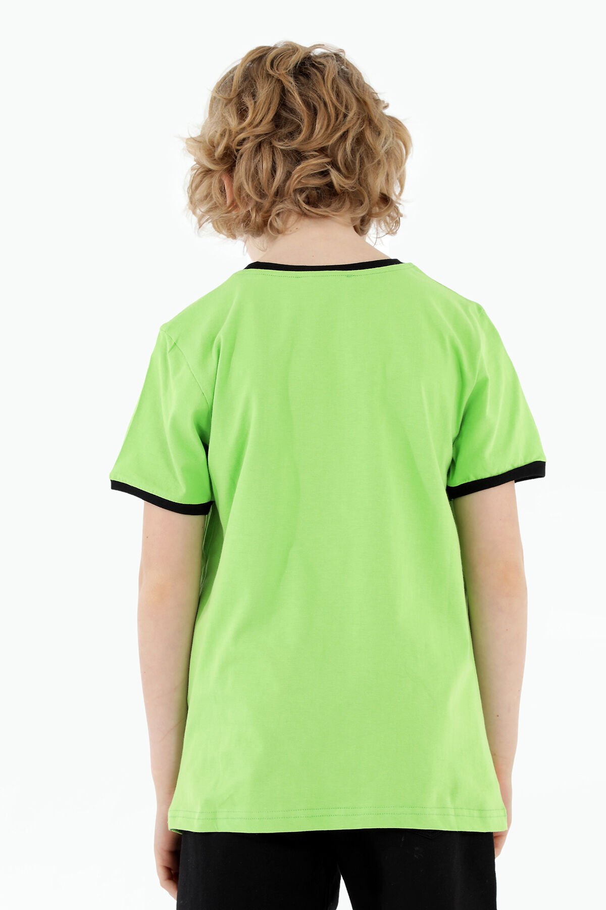 Slazenger PATRICIA Erkek Çocuk T-Shirt Yeşil - Thumbnail