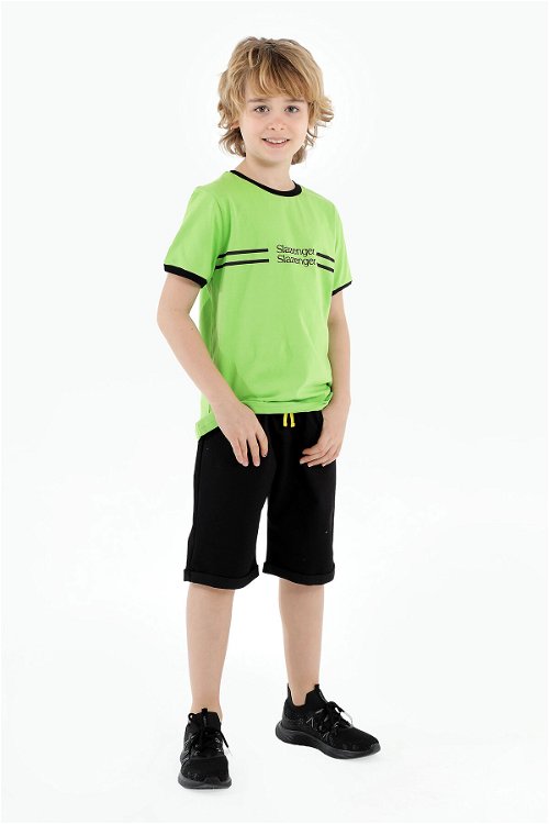 PATRICIA Erkek Çocuk Kısa Kollu T-Shirt Yeşil