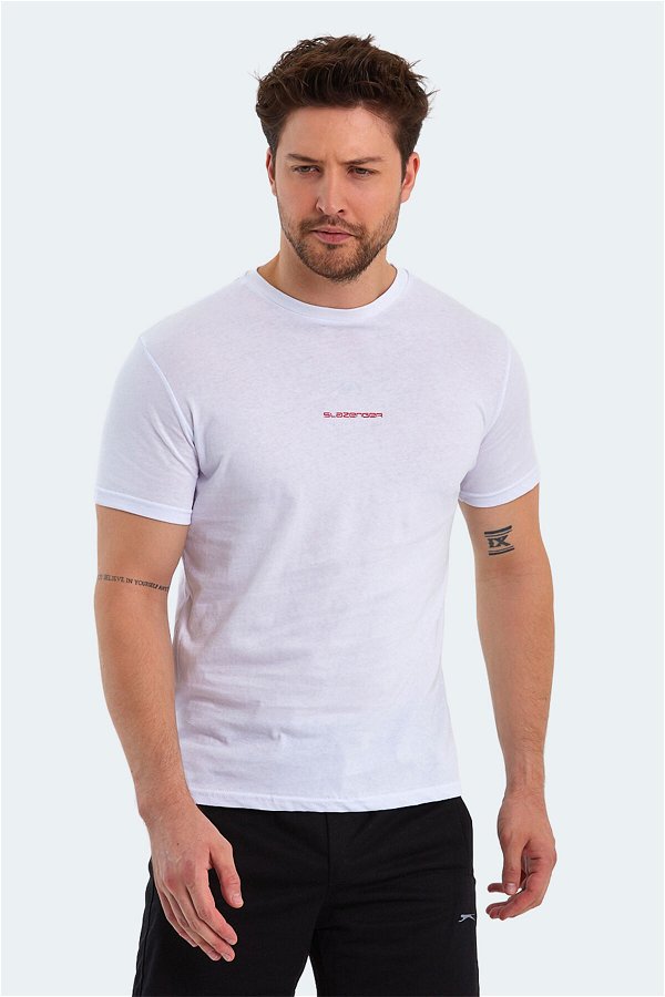 PATSY Erkek Kısa Kollu T-Shirt Beyaz