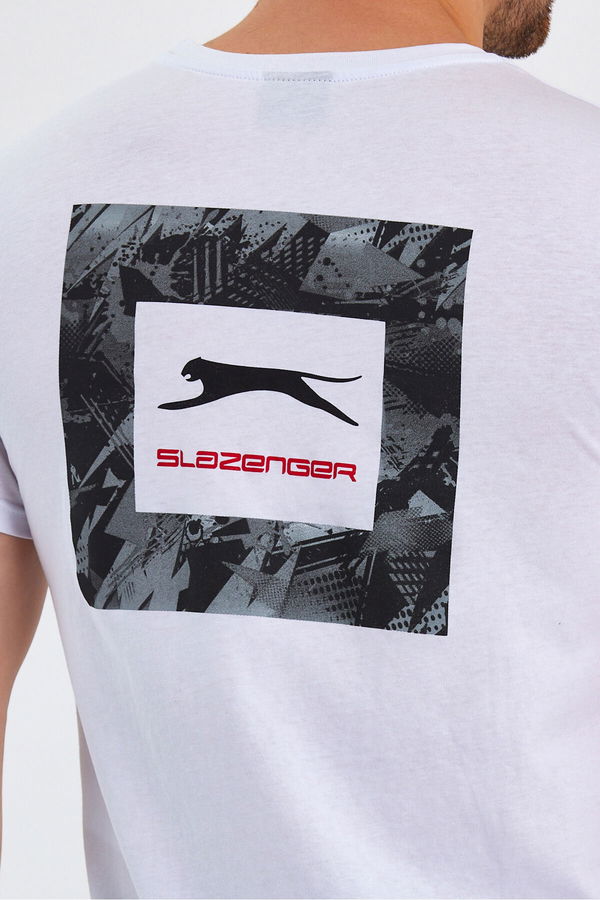 Slazenger PATSY IN Erkek Tişört Beyaz