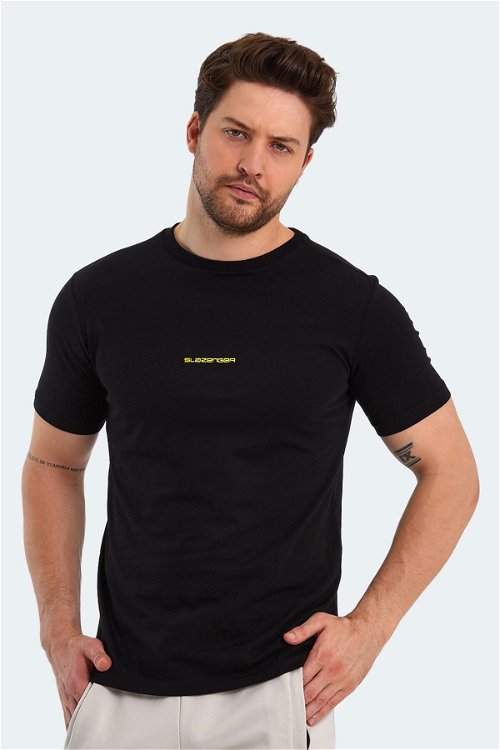 Slazenger PATSY Erkek Kısa Kol T-Shirt Siyah