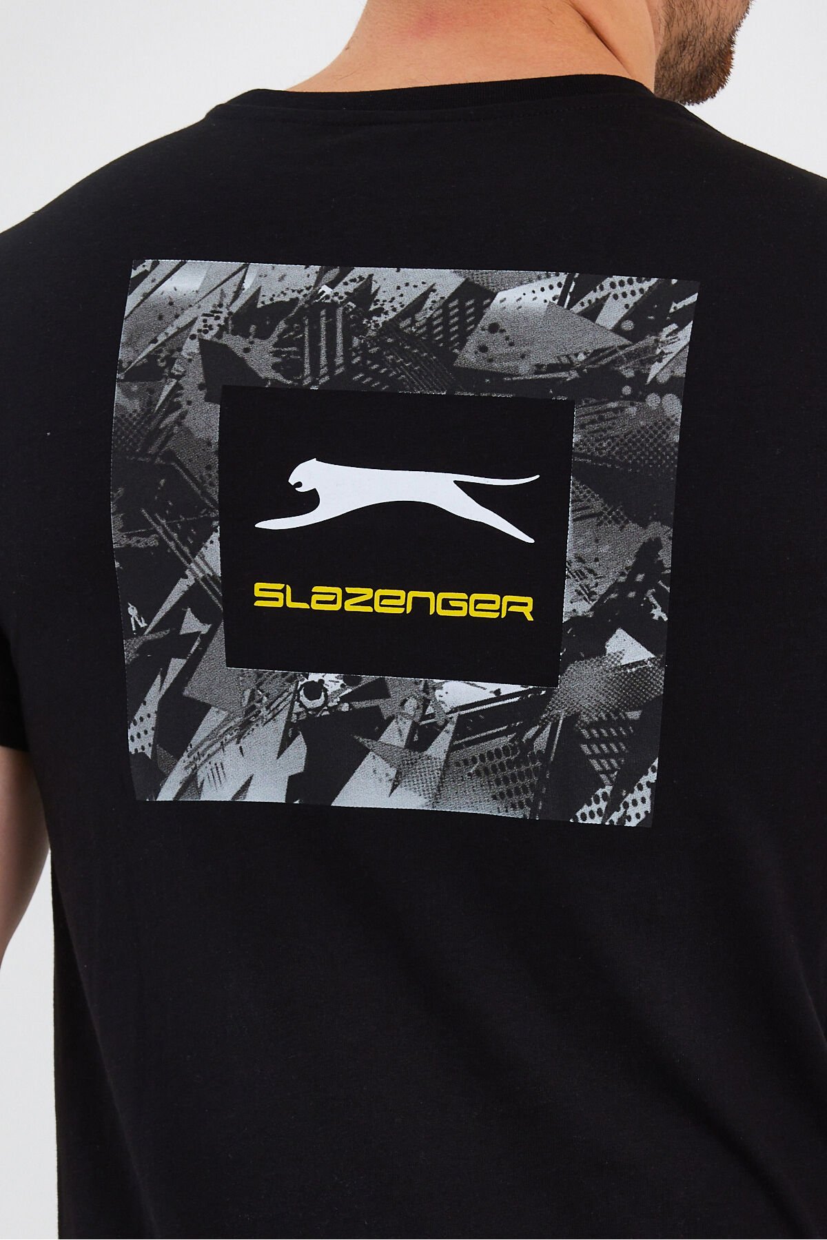 Slazenger PATSY Erkek Kısa Kol T-Shirt Siyah - Thumbnail
