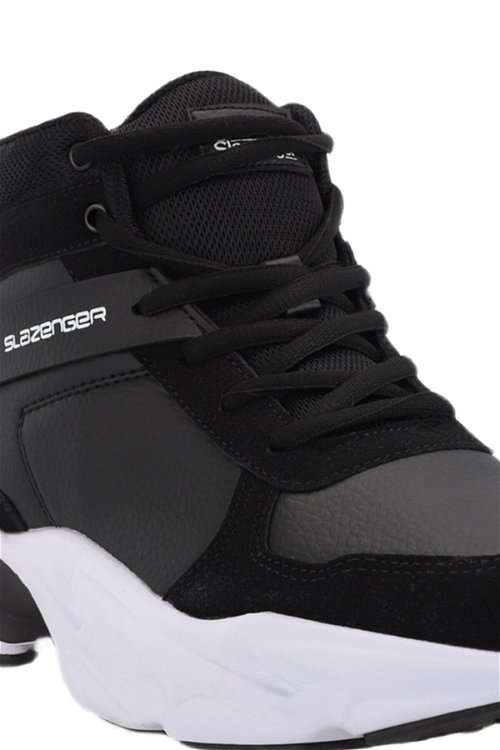 Slazenger PATTERN Sneaker Kadın Ayakkabı Siyah / Beyaz
