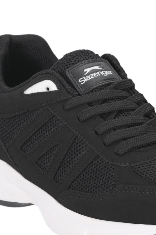 Slazenger PAVLOV I Erkek Siyah / Beyaz Koşu & Yürüyüş Spor Ayakkabısı