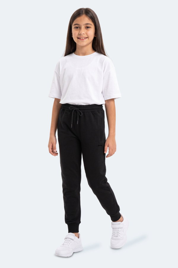 Slazenger PEGGY Unisex Siyah Eşofman Altı