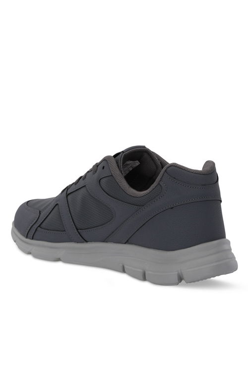 Slazenger PERA Büyük Beden Erkek Sneaker Ayakkabı Koyu Gri
