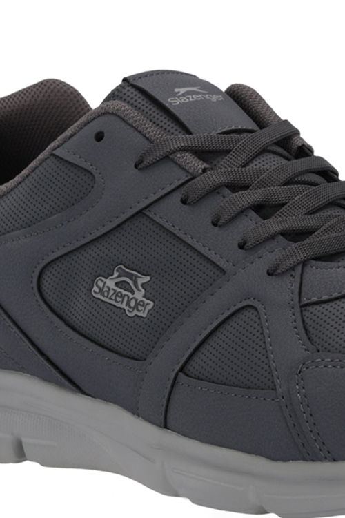 Slazenger PERA Büyük Beden Erkek Sneaker Ayakkabı Koyu Gri