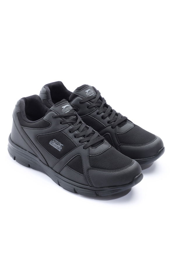PERA Büyük Beden Erkek Sneaker Ayakkabı Siyah / Siyah