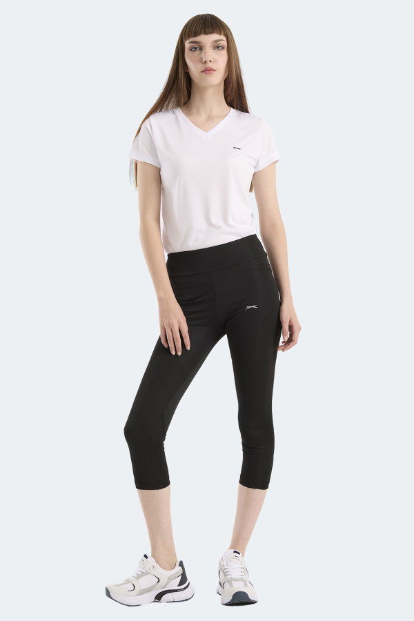 Slazenger PEREDURA IN Kadın Yüksek Bel Siyah Tayt