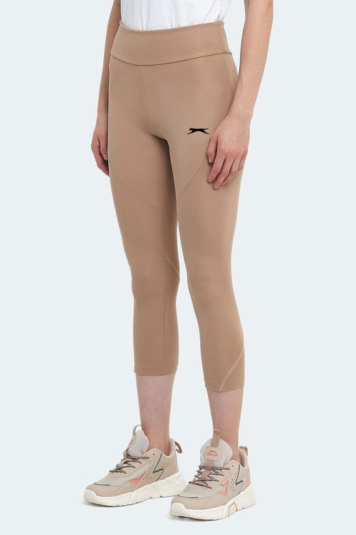 Slazenger PEREDURA IN Kadın Fitness Tayt Vizon