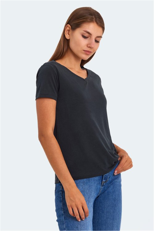 Slazenger PERICAS Kadın T-Shirt Siyah