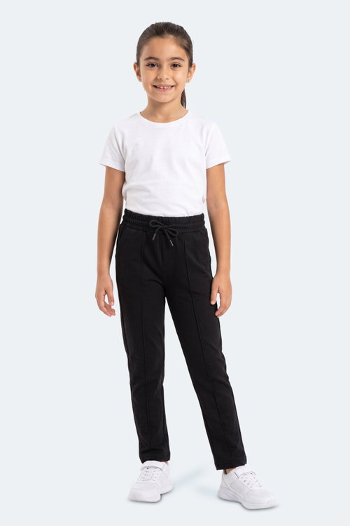 Slazenger PIKA Unisex Çocuk Siyah Eşofman Altı