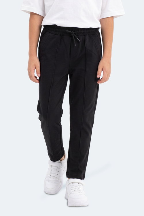 Slazenger PIKA Unisex Çocuk Siyah Eşofman Altı