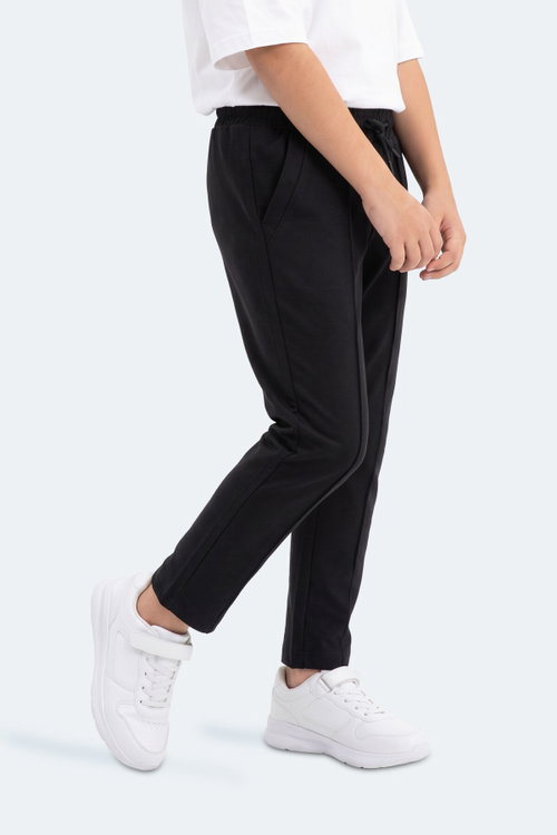 Slazenger PIKA Unisex Çocuk Siyah Eşofman Altı