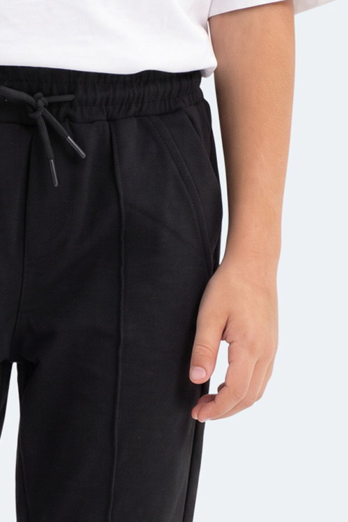 Slazenger PIKA Unisex Çocuk Siyah Eşofman Altı