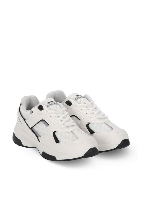 Slazenger PINEAPPLE I Kadın Beyaz / Siyah Günlük Spor Ayakkabısı