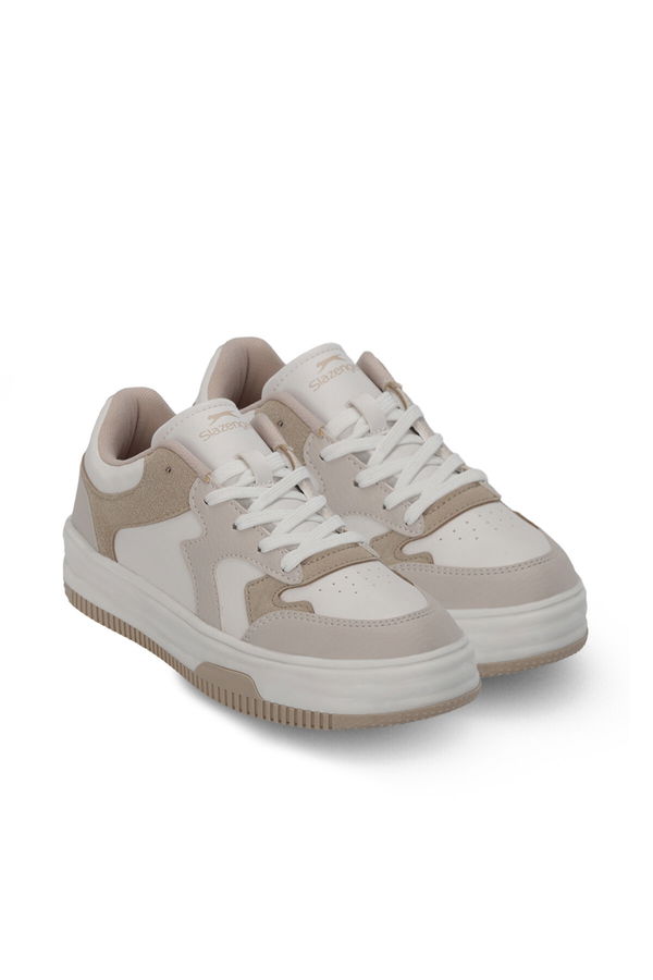 Slazenger PINTO I Kadın Bej Günlük Spor Ayakkabısı