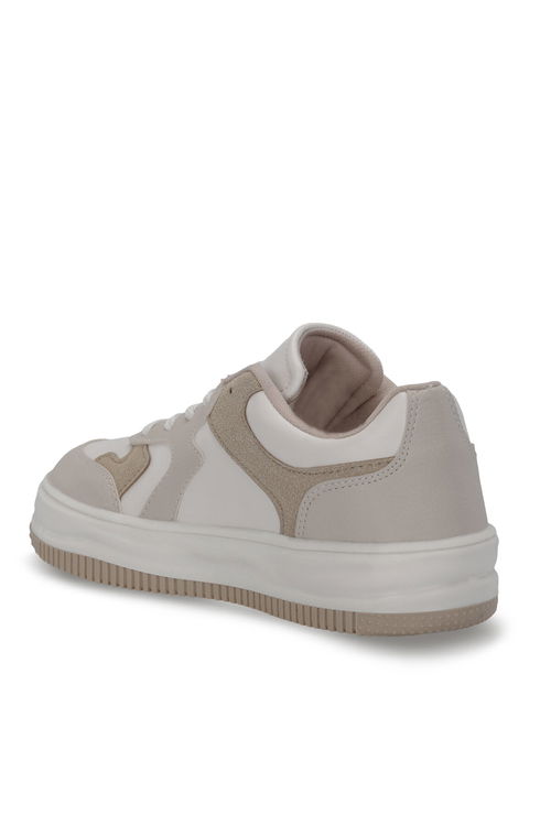 Slazenger PINTO I Kadın Bej Günlük Spor Ayakkabısı